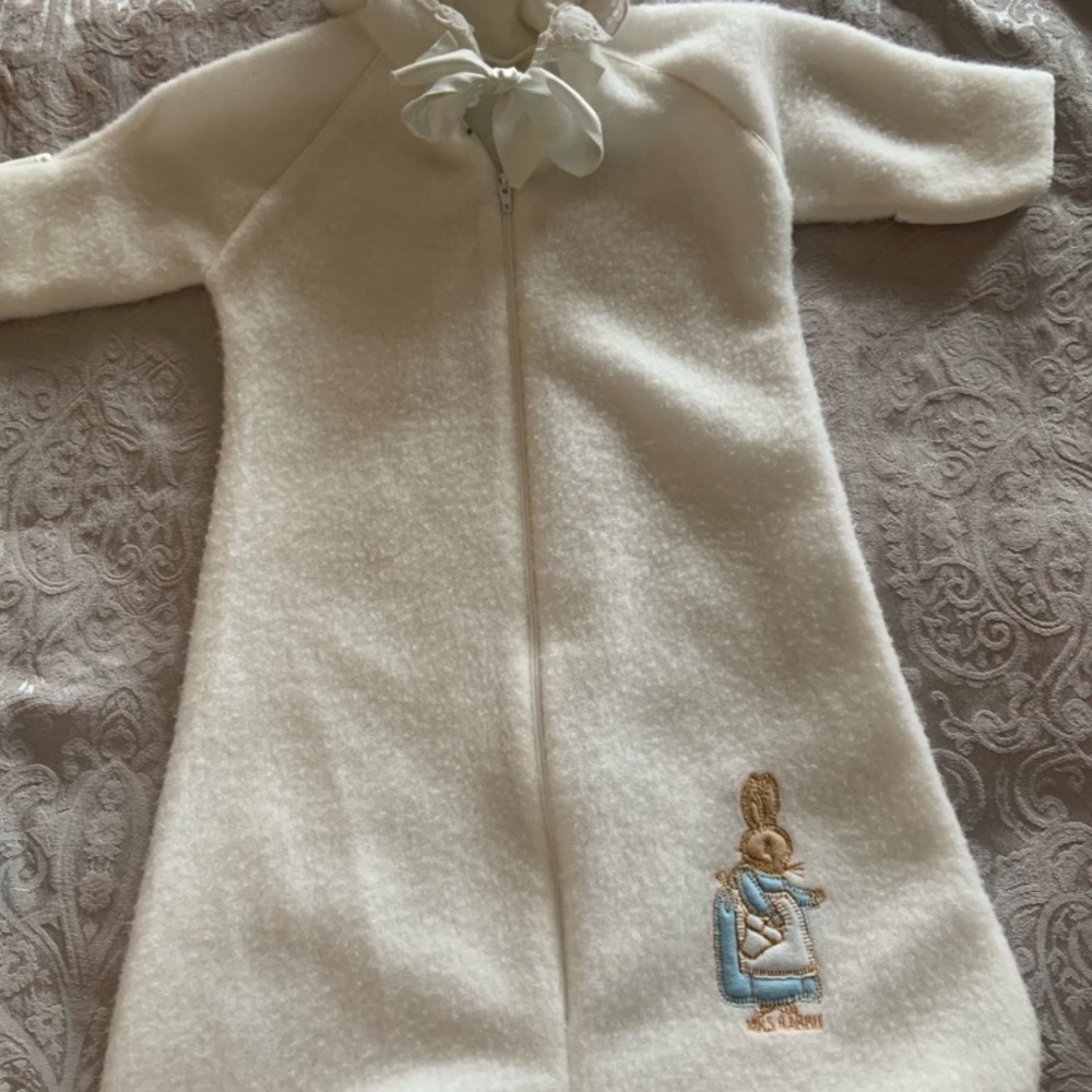So cute Beatrix Potter baby bunting bag